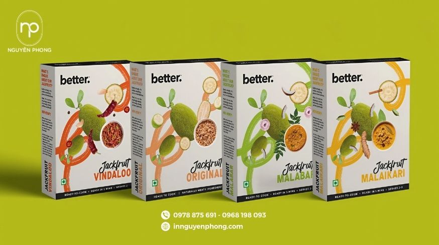 Mẫu hộp đựng mít sấy thu hút khách hàng